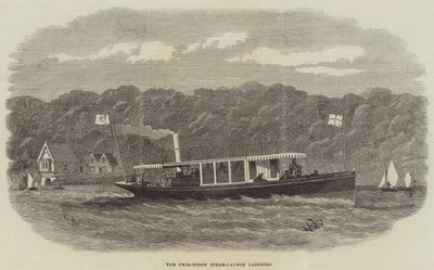 Twin-Screw Steam-Launch Mariehøne af Edwin Weedon